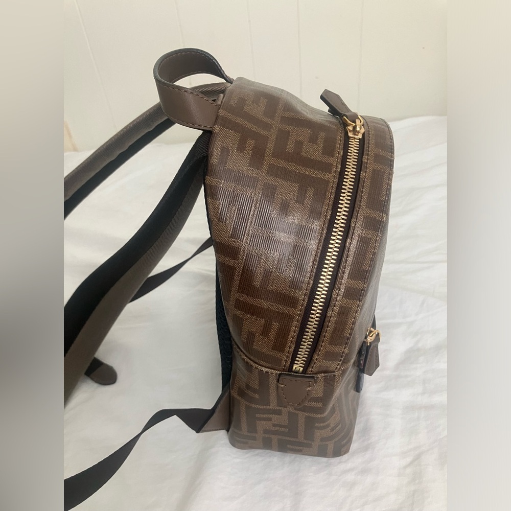 Authentic Fendi Roma Zucca Backpack - Picture 4 of 13